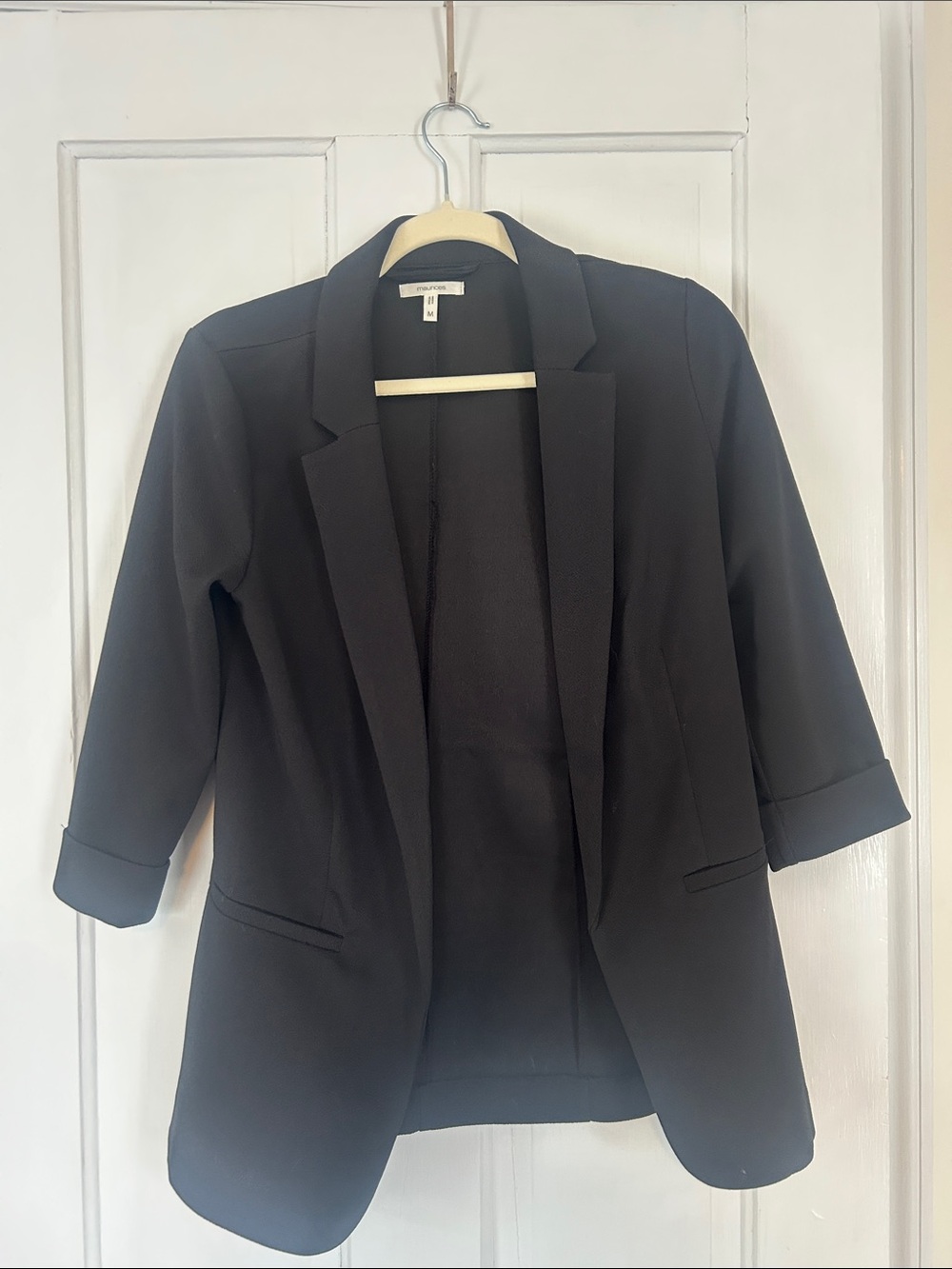 Maurices Black Open-Front Women's Blazer Jacket